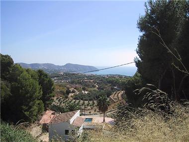 Land for sale in Rada de Moraira (Valencia)
